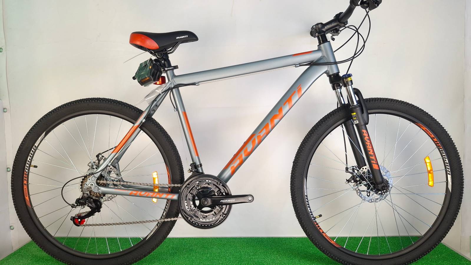 Велосипед Avanti SMART 27,5" розмір XL рама 21" 2024 Сіро-жовтогарячий 